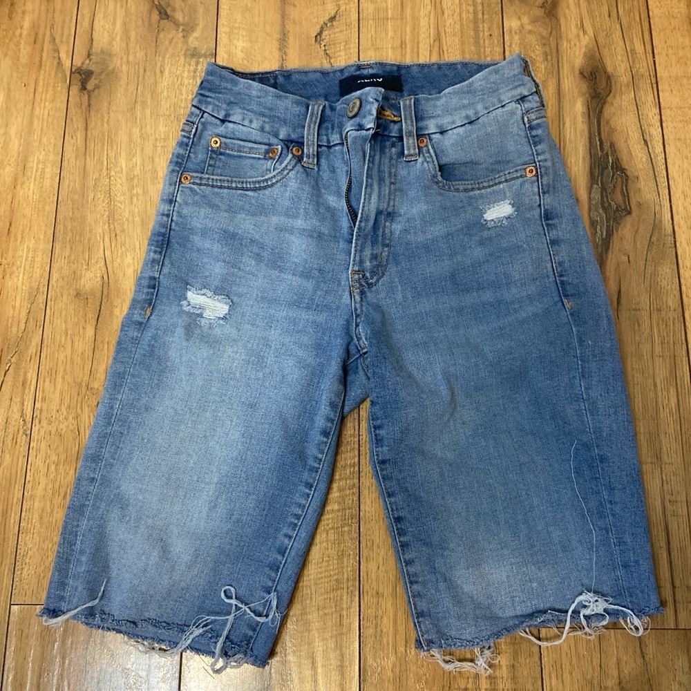 Aeropostale Blue Jean Shorts Distressed Cut-Offs